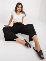 Dámské kalhoty model 18778259 černé - Sublevel