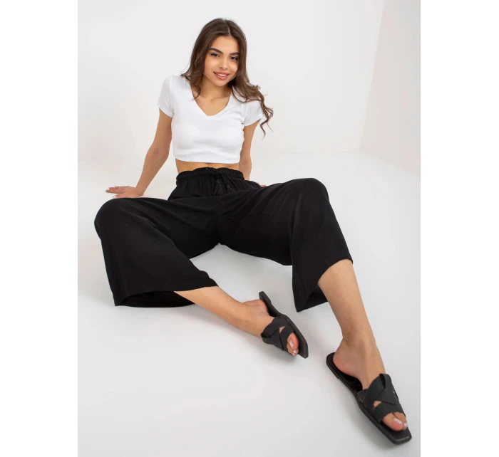 Dámské kalhoty model 18778259 černé - Sublevel