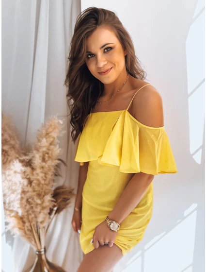 Šaty žluté Dstreet model 21969142 - FashionStreet Šaty žluté Dstreet model 21969142 - FashionStreet