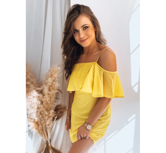 Šaty žluté Dstreet model 21969142 - FashionStreet Šaty žluté Dstreet model 21969142 - FashionStreet