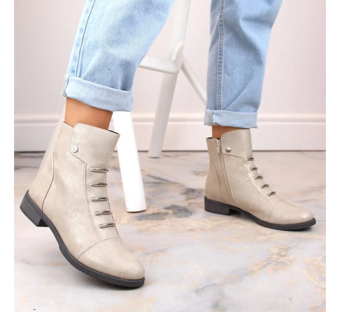 Jezzi W JEZ52K Glitter zateplené čižmy