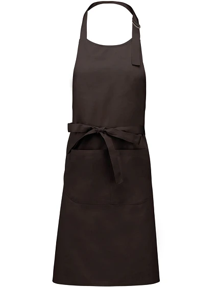 Kariban K 890 Zástera s náprsenkou „Sommelier“ 20.K890 čokoládová
