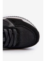 Sneakersy Męskie Memory Foam System Big Star NN174350 Czarne