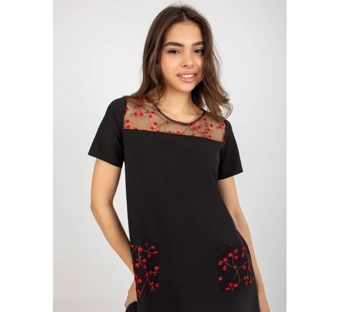 LK SK 506790 šaty.45 čierna