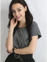 Tričko RV BZ model 14817894 tmavě šedá - FPrice Tričko RV BZ model 14817894 tmavě šedá - FPrice