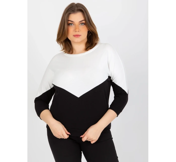 Dámská halenka RV BZ model 18025877 bílá a černá - FPrice