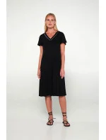 Dámské šaty model 20497969 Černá - Vamp Dámské šaty model 20497969 Černá - Vamp