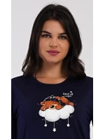Dámske dlhé pyžamo Medveď na obláčiku