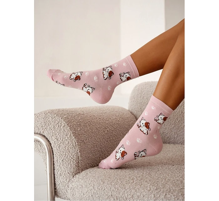 ponožky model 22075158 Malé kočky 3741 - Milena ponožky model 22075158 Malé kočky 3741 - Milena