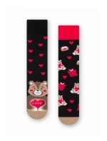 Ponožky Viac 079 Hearts pánske asymetrické 39-46