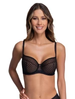 Dámská podprsenka 2102 model 20151946 black - Ava Dámská podprsenka 2102 model 20151946 black - Ava