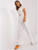 Spodnie TW SP BI model 18725252 ecru - FPrice