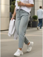 Dámské kalhoty mom světle modré Dstreet model 21996017 - FashionStreet