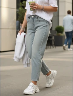 Dámské kalhoty mom světle modré Dstreet model 21996017 - FashionStreet