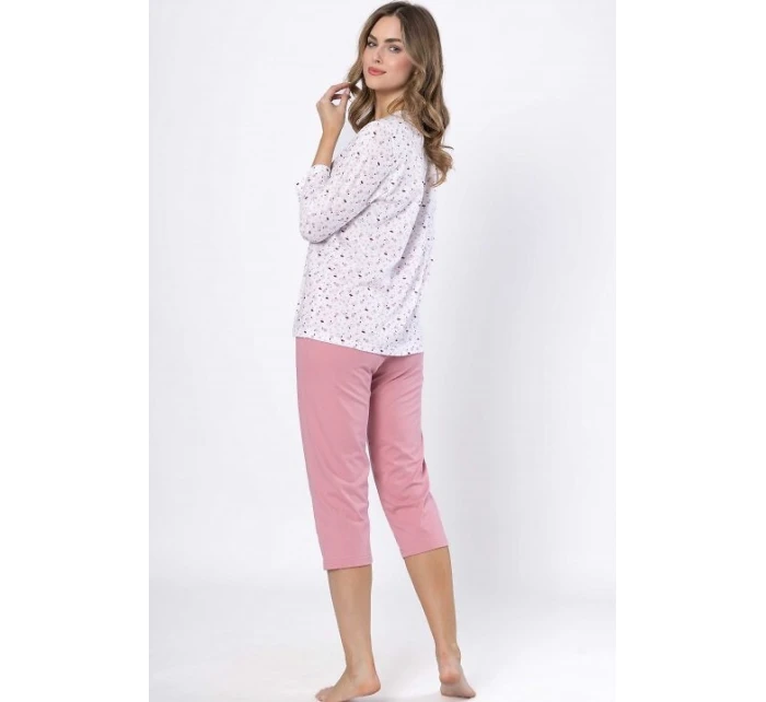 Pyžamo Leveza 1636 Dobrusia 3/4 M-2XL otvorené