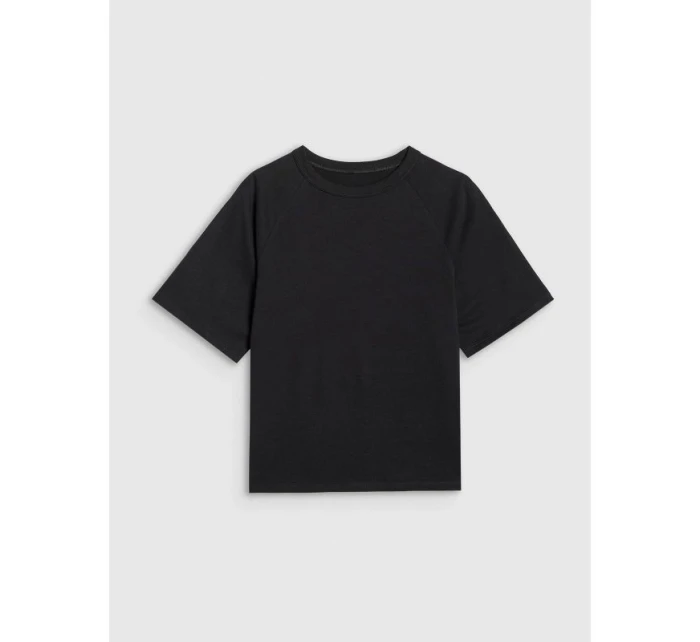 Chlapčenské hladké tričko oversize 4F 4FJWAW25TTSHM2411-20S Chlapčenské hladké tričko oversize 4F 4FJWAW25TTSHM2411-20S