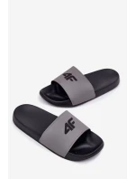 Klapki Męskie 4F 4FRMM00FSLIM011-25S Szare