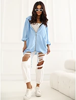 Bluza IT BL model 22264233 jasny niebieski - FPrice Bluza IT BL model 22264233 jasny niebieski - FPrice