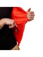 Pánska prešívaná vesta s kapucňou GLANO - červená