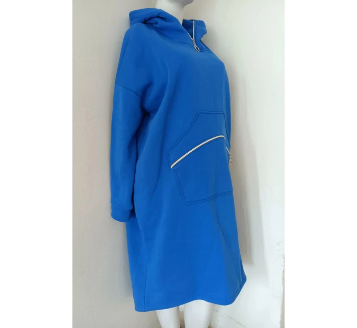 Dámska dlhá teplá mikina 1111.1 modrá - FPrice Dámska dlhá teplá mikina 1111.1 modrá - FPrice