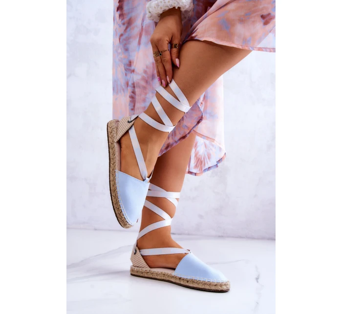 Dámské vázané espadrilky Big Star model 21577568 Modré - Big Star Shoes