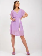 Šaty DHJ SK 1508.12 svetlo fialová