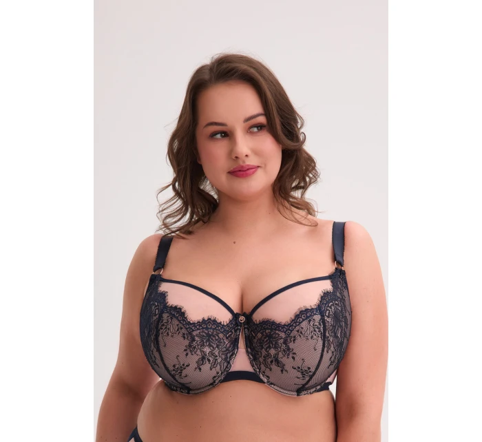 POLOMÄKKÁ MAXI PODPRSENKA AINA ART 1273 NAVY BLUE