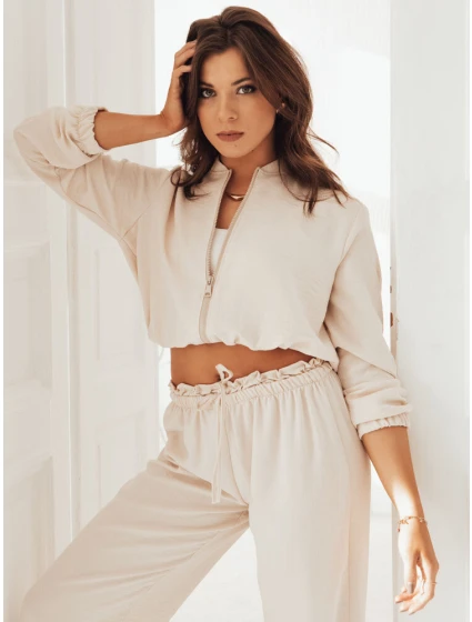 Dámská bunda bomber light beige Dstreet model 21972575 - FashionStreet