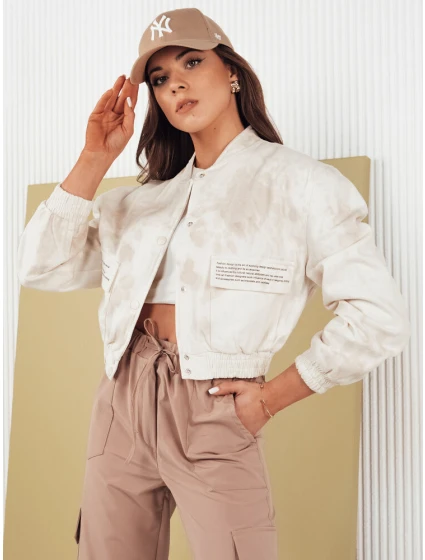 Dámská béžová bomber bunda Dstreet model 21975258 - FashionStreet