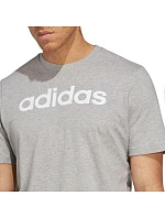 Adidas Essentials Single Jersey Lineárne vyšívané logo Tee M IC9277 Muži