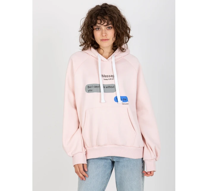 Mikina EM BL 718.39P svetlo ružová