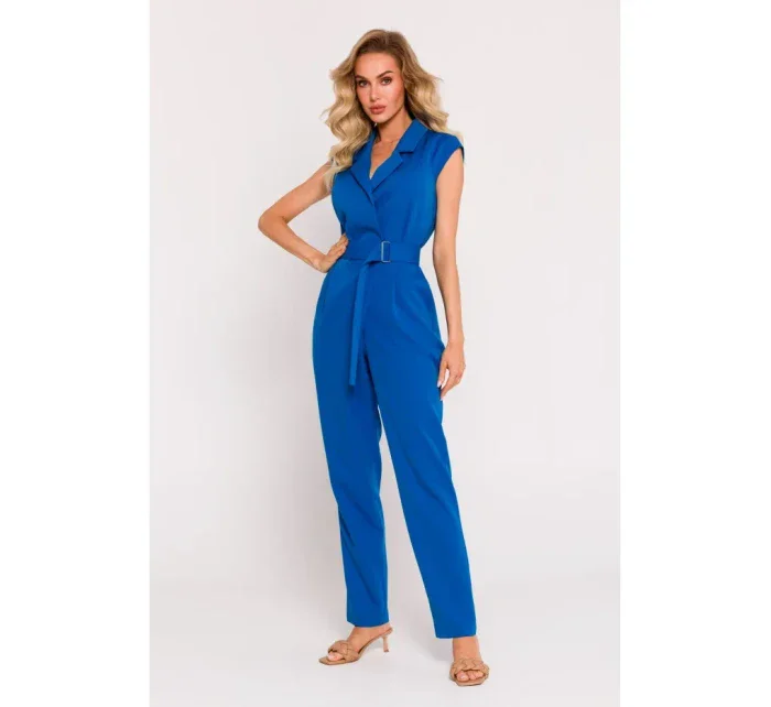 M780 Kombinéza s asymetrickým vzorom - modrá