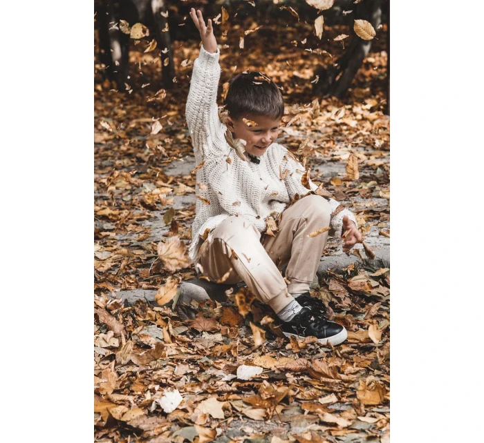 Dětská sportovní obuv Šněrovací Big Star KK374223 Černe