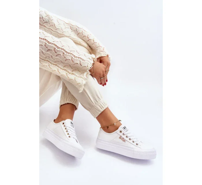 Dámské Tenisky na platformě Lee Cooper Bílé Dámské Tenisky na platformě Lee Cooper Bílé