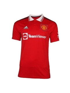 Pánske polo tričko Manchester United H Jsy M H13881 červené - Adidas