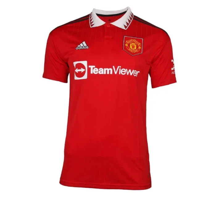 Pánske polo tričko Manchester United H Jsy M H13881 červené - Adidas Pánske polo tričko Manchester United H Jsy M H13881 červené - Adidas