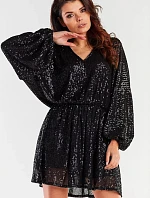 Dámske šaty A485 black - Awama