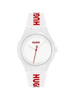 HUGO Lit For Him White 1530345 + BOX Pánske hodinky