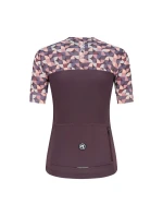 Rogelli ESSENTIAL GRAPHIC dres bordovo-koralový M