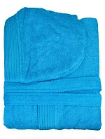 Bathrobe Župan s kapucí turquoise model 22526802 - The One Towelling Bathrobe Župan s kapucí turquoise model 22526802 - The One Towelling