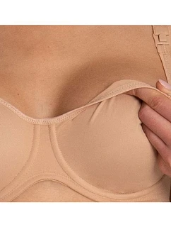 Basic podprsenka na kojení s kosticí model 10621203 deep sand - Anita Maternity