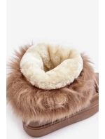 Dámské sněhule tmavě hnědé model 21635494 - Boto