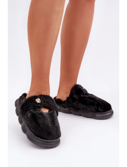 Kožené Pantofle S  Černé model 21681707 - Boto