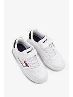 Dětské tenisky na suchý zip LEVI'S JOHN SE VJOH0012S Bílé Dětské tenisky na suchý zip LEVI'S JOHN SE VJOH0012S Bílé