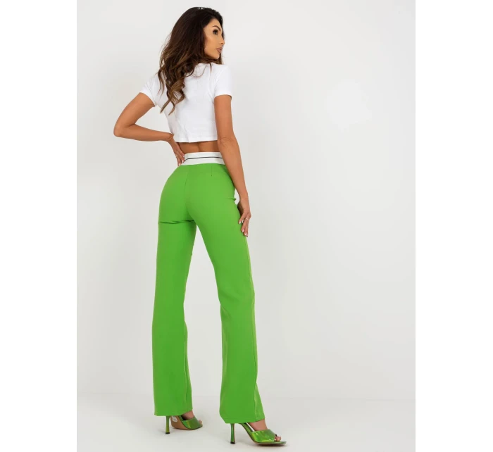 Nohavice DHJ SP 6971.32 svetlo zelená