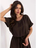 Sukienka MI SK model 21191013 ciemny brązowy - FPrice