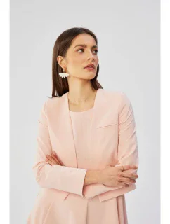 model 19647529 Blejzr s otevřenou přední částí pudrový - STYLOVE