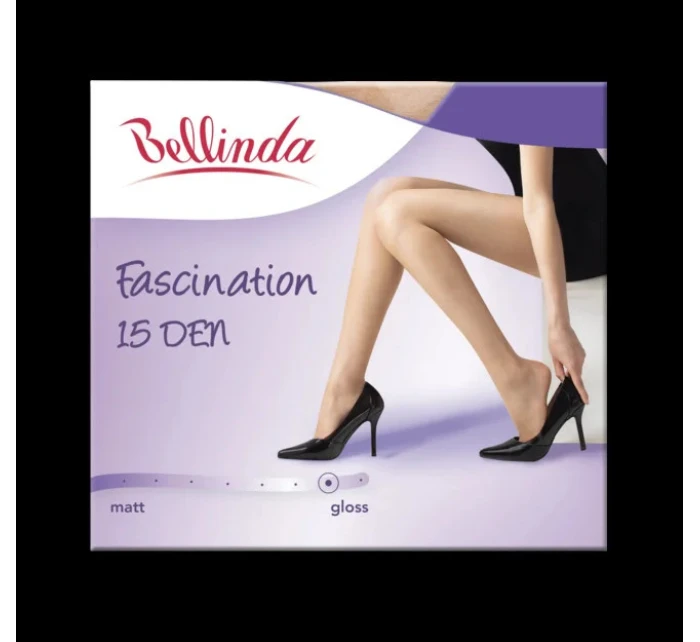 Dámske lesklé pančuchy FASCINATION 15 Den Skin - Bellinda
