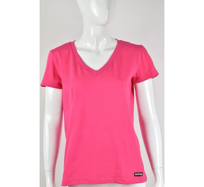 Dámske tričko s krátkym rukávom Serek brown - Off Pink