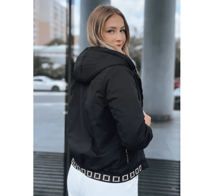 Dámska bunda s kapucňou SELENE black FashionStreet TY3751 Dámska bunda s kapucňou SELENE black FashionStreet TY3751